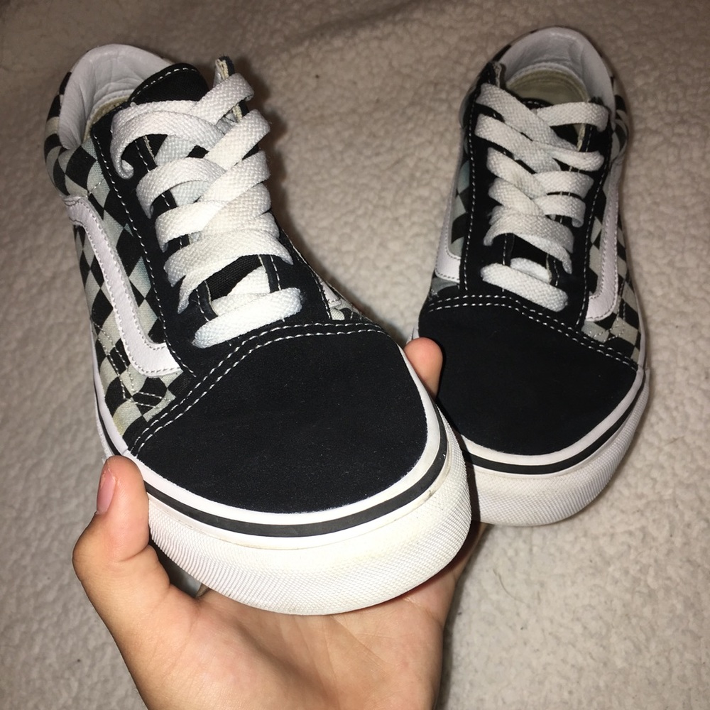 Primary Check Black/White Vans